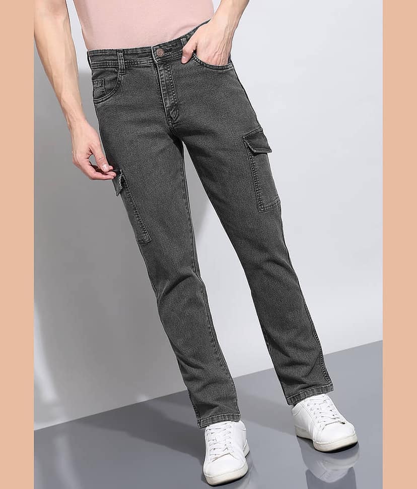 Aflash Men's Jeans - Dark Grey ( Pack of 1 )