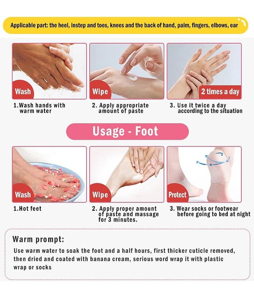 KURAIY Foot Crack Cream For Dry Cracked Heels & Feet Foot Cream (50gm) view 2