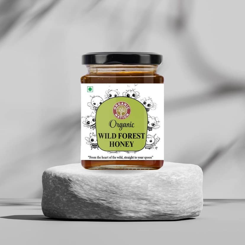 Organic Nation Wild Forest Honey 325g view 2