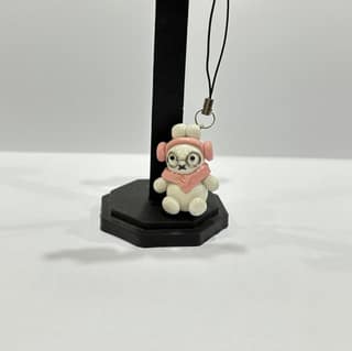 BUNNY PHONE CHARM (PINK)