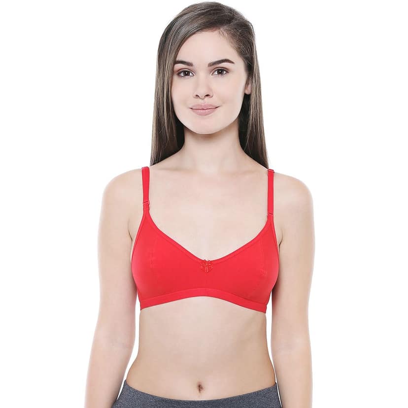 Bodycare Women Cotton Spandex Full Coverage Non Padded Regular Bra Pack - 2 E1575RES view 2