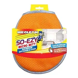 Mr. Gleam So-Ezy Micro Mitt Bathroom Soft Scrub & Clean