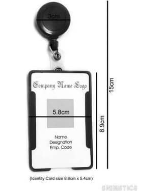 Plastic ID Badge Holder, ID Badge Reel