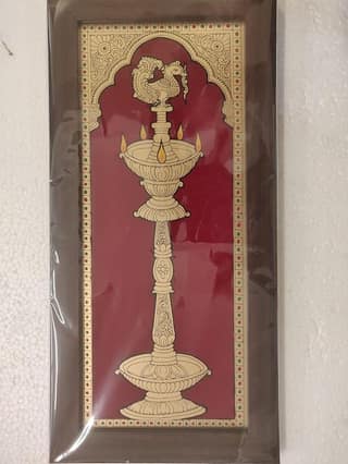 Kuthu Vilakku - With Frame 13 x 11