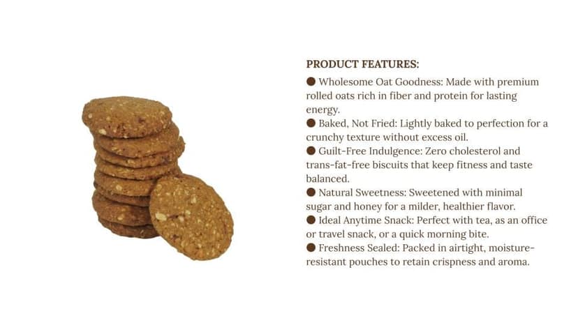 Oats Biscuits 200g view 3