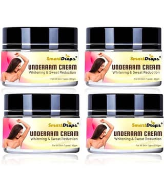 Smartdrops Underarm Whitening Skin Brightning Cream 50 g - Pack of 4