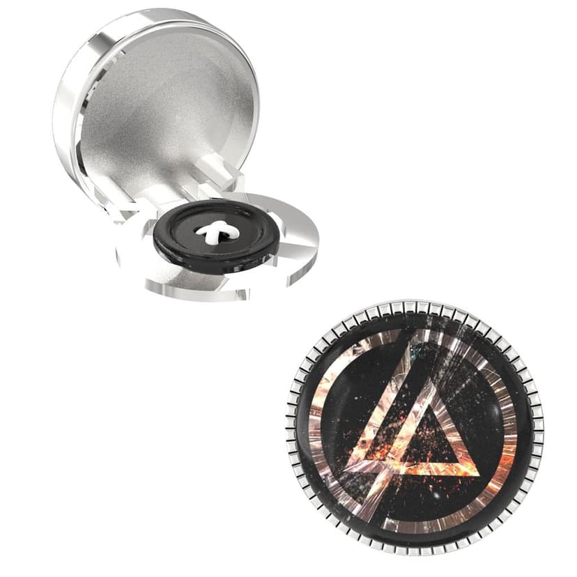 The Smart Buttons - Shirt Button Cover Cufflinks for Men - Linkin Park Style