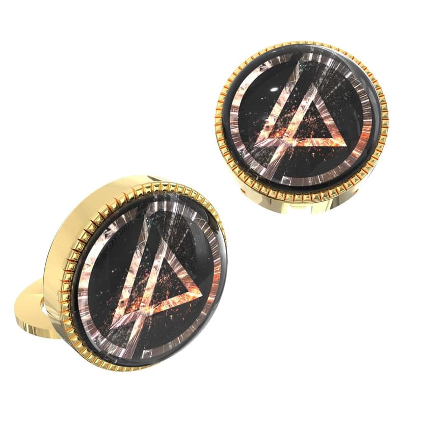 The Smart Buttons - Shirt Button Cover Cufflinks for Men - Linkin Park Style view 8