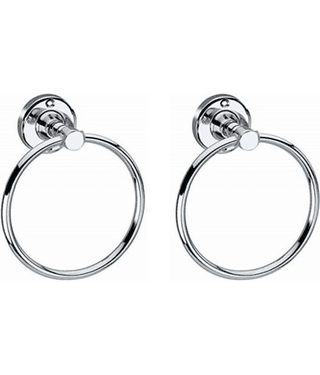 Bathfax - Towel Hanger S.S Heavy Oval 2pcs