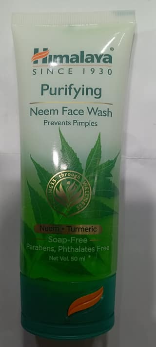 Himalaya purifying neem face wash prevents pimples 50 g