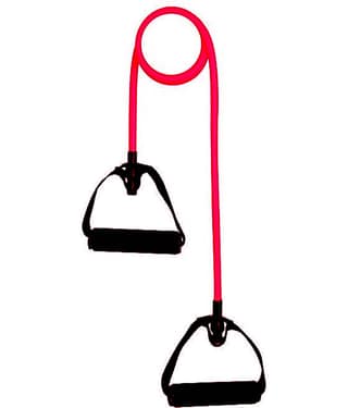 Tigon Toning Tube Hard (Red) Resistance Tube, Your Perfect Workout Bands For Resistance Training, Physical Therapy, Home Workouts