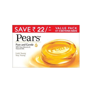 Pears Bathing Soap Pure & Gentle 3 x 125g