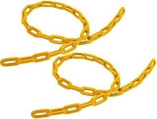 REZNOR Heavy Duty Thermoplastic Coated Metal Link Chain Set for Hammock Swing Indoor Outdoor