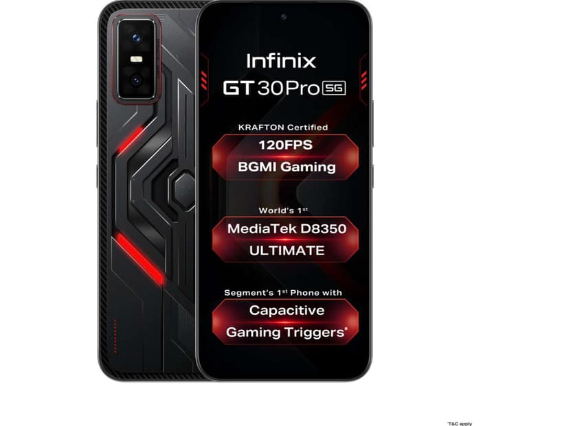 Infinix GT 30 Pro Smartphone, 12GB RAM, 256GB Storage - Dark Flare