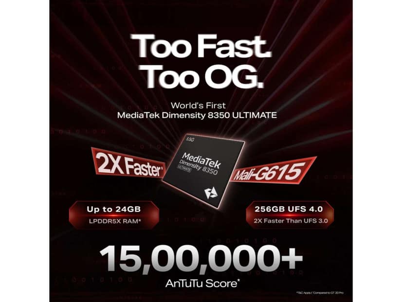 Infinix GT 30 Pro Smartphone, 12GB RAM, 256GB Storage - Dark Flare view 3