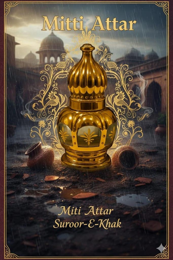 Mitti Attar | Natural Indian Earth Fragrance | Long Lasting Traditional Alcohol-Free Attar for Men & Women | Pure Desi Mitti Perfume Oil for Fabric Use by LinBerlin view 3