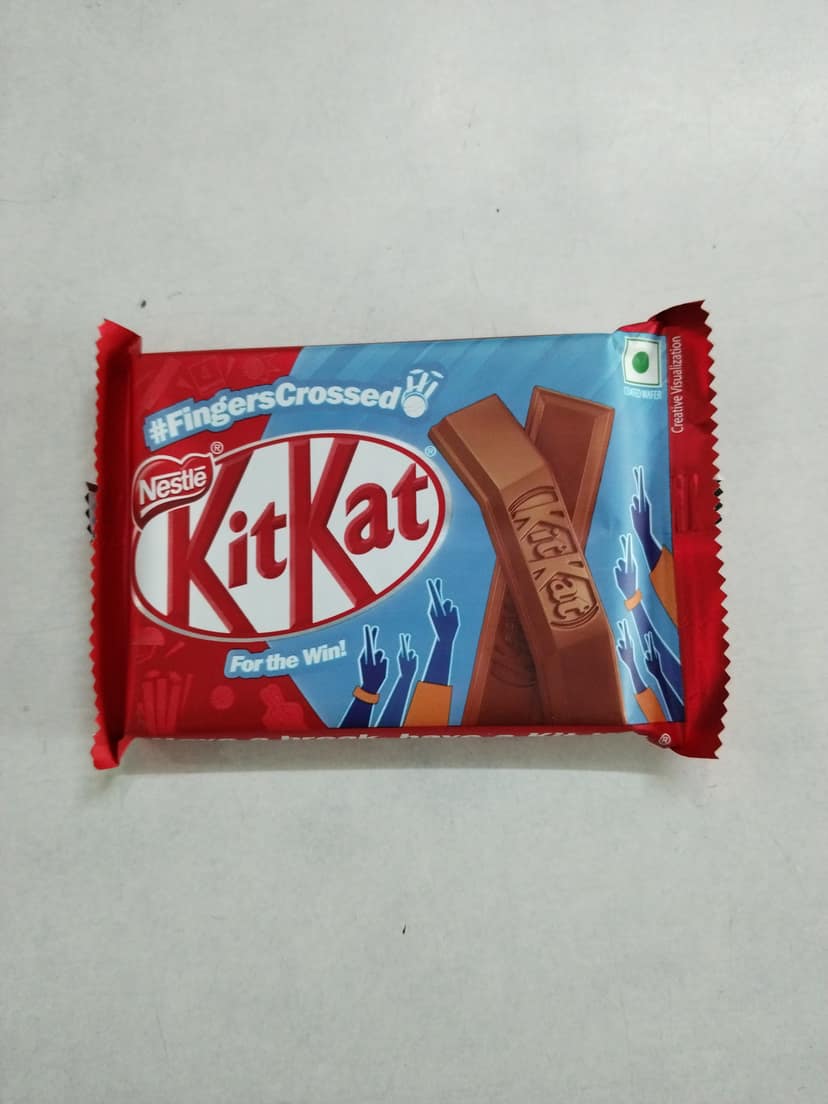 Nestle kitkat #fingers crossed chocolate