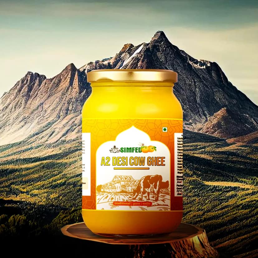 SIMFED Pure Cow Ghee A2 500g view 2