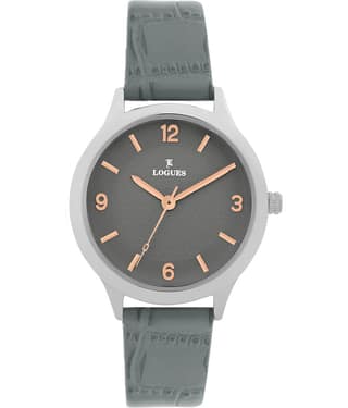 LOGUES WATCHES Analog Grey Dial Women'S Watch | L E 683 Sl-27 | 3 ATM Water Resistant