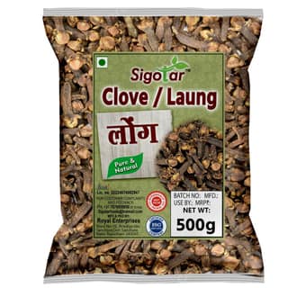 500g Natural Cloves Pouch | Sabut laung (Lavang) | Whole Spices | Aromatic Spice | High Oil Content