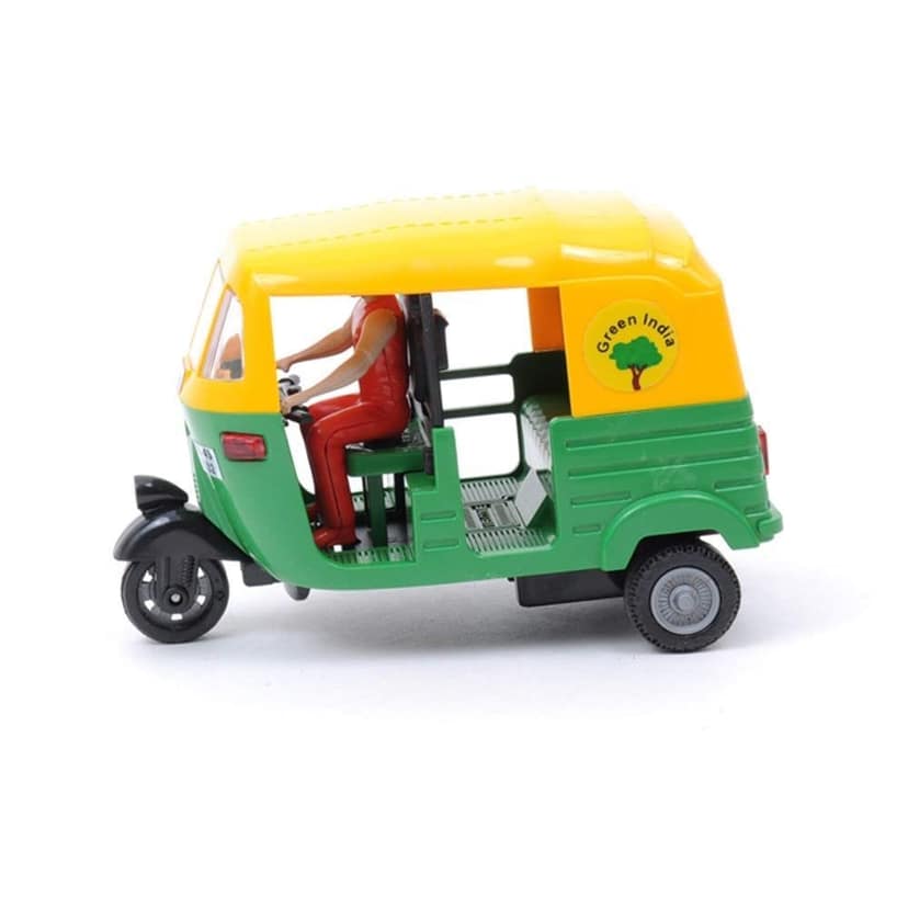 Toyz Zone Present CNG Auto Rickshaw, Multi Color. (CNG Plastic Toy for Kids) view 2