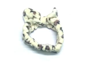 Nawani Facial Spa Makeup Cleansing Cute Bow Velvet Elastic Headband,