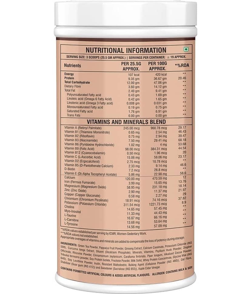 Floral Nutrition Slim Shake Formula 1 with Natural Herbs 500 gm Chocolate view 2