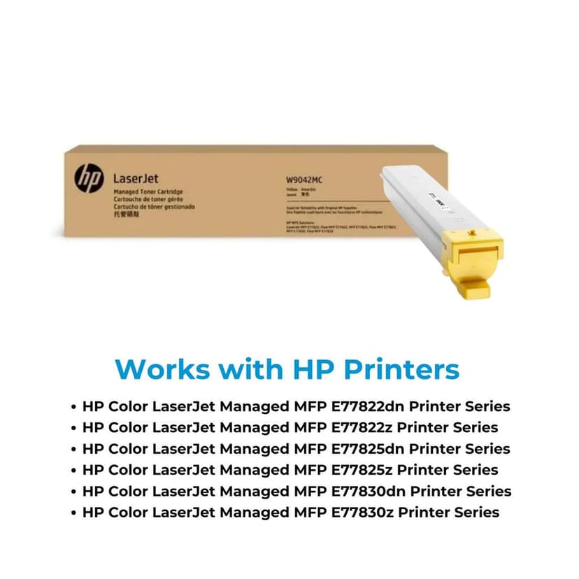 HP W9042MC Yellow Original LaserJet Toner Cartridge view 4