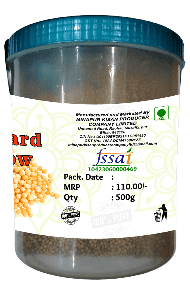 Mustard Yellow Seeds 500g - 100% Pure and Natural view 3