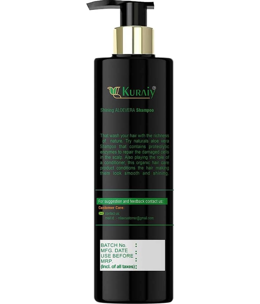 KURAIY NATURAL ALOE VERA SHAMPOO 200ML view 2