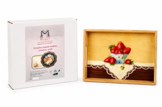 Traditional Wooden Serving Tray