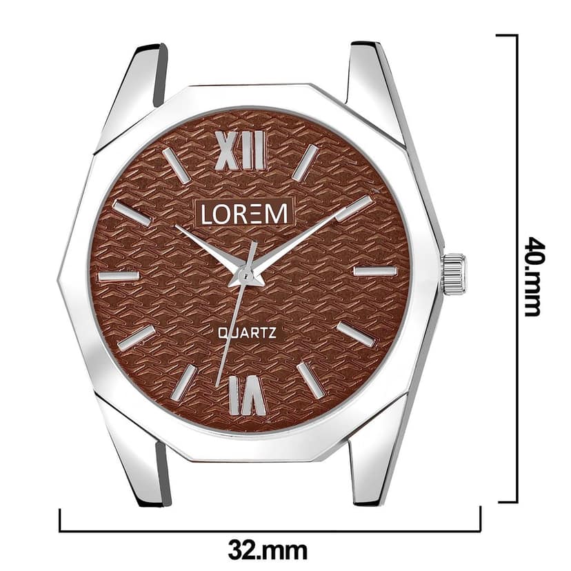 LOREM 3D Embossed Sylish Dial Analog Watch for Women-UF view 4