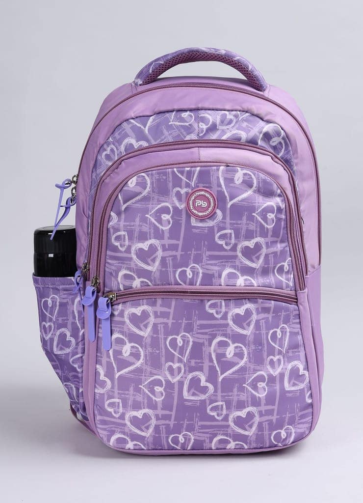 PB Pearlbags Polyester Water Resistant Casual Backpack With Laptop Sleeve For School,college & Office For Boys and Girls,Men & Women