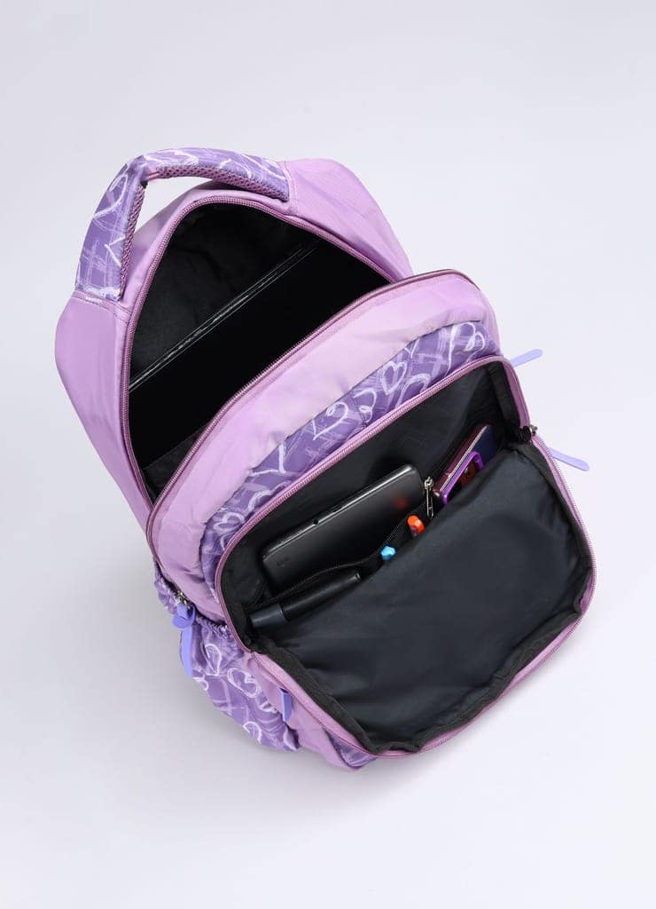 PB Pearlbags Polyester Water Resistant Casual Backpack With Laptop Sleeve For School,college & Office For Boys and Girls,Men & Women view 2