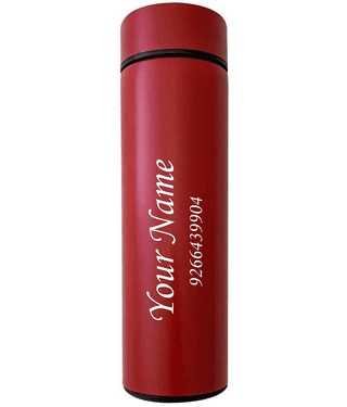 kk crosi Temperature Bottle Red Steel Water Bottle 500 mL ( Set of 1 )