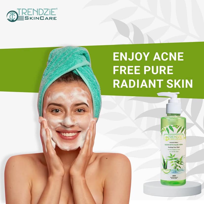 Neem With Aloe Vera Purifying Face Wash (200-ML) view 3