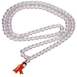 Ceylonmine Stone Sphatik Beaded String Mala For Unisex
