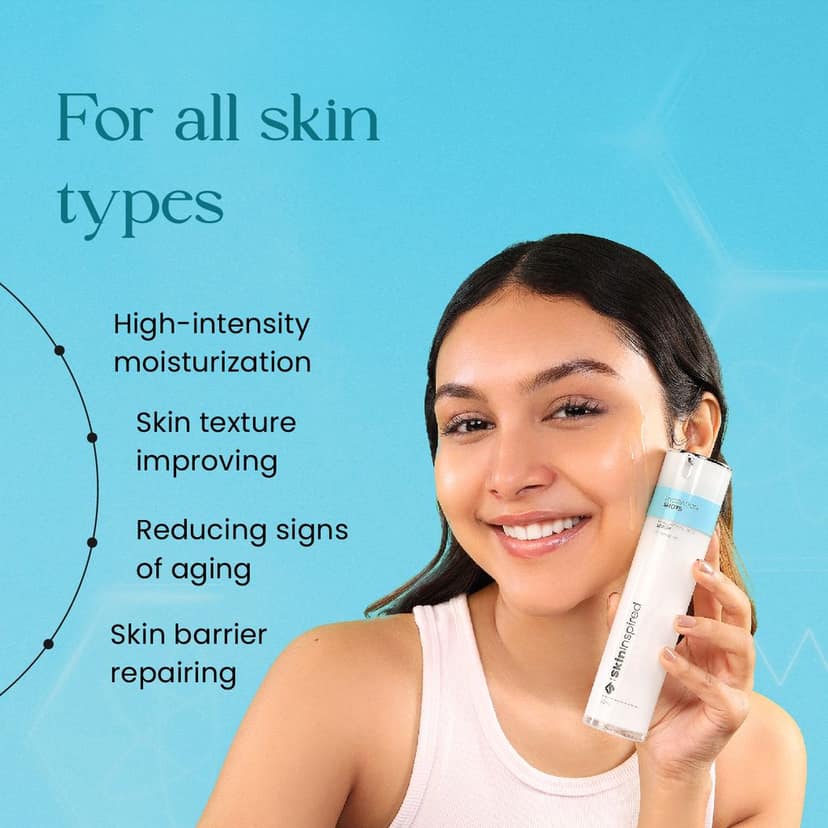 SkinInspired 2% Hyaluronic Acid Serum for Deep Hydration, Fine lines & wrinkles/Daily Hydrating Face Serum For All Skin Types with Dry & Dehydrated/Vegan & Cruelty-free (50 ml) view 4