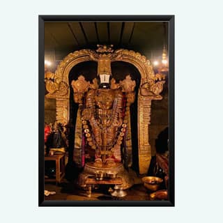 NOKKES tirupati blalaji Venkateswara tirupati blalaji Photo Frames Religious Photo frame 5X7 Inch Photo Frame_AQW21