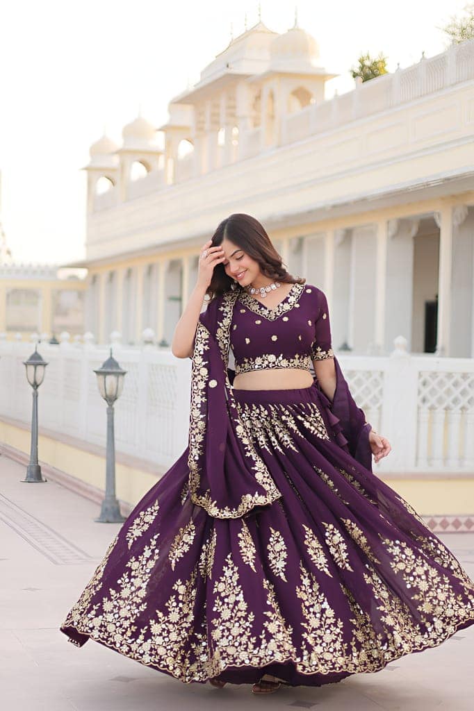Lehenga Choli Readymade Stitched For Wedding Women Partywear Skirt Ready To Wear view 4