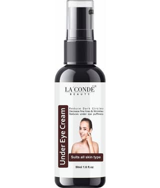 La'Conde Under Eye Cream to Reduce Fine Lines, Eye Puffiness, Dark Circles and Wrinkles For Women Eye Mask 50 mL
