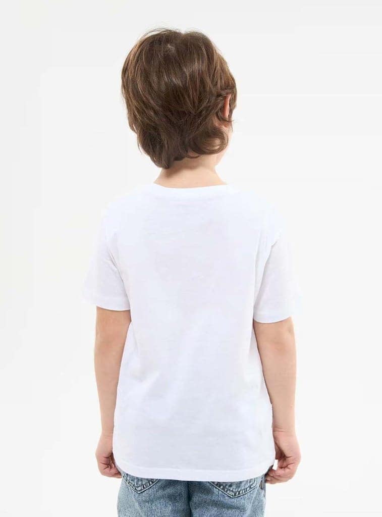 On Trend Blood Moon Goku Anime Printed White Half Sleeve Round Neck Polyester T-Shirt for Boys (6-11 Years) | Dragon Ball Z Kids Tee | Anime Cartoon T-Shirt view 3