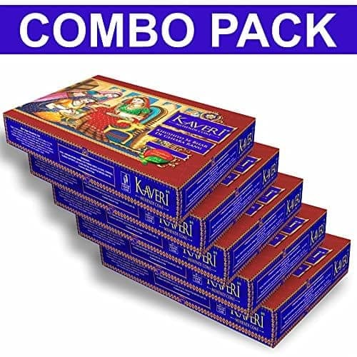 Kaveri Mehendi Cone Herbal Pure Leaves of Natural Henna for Hand Design on Festivals & Special Occasions| Organic Mehendi Cone & Bridal Mehandi Cones For Hands Design (5 Box = 60 Cone) view 2