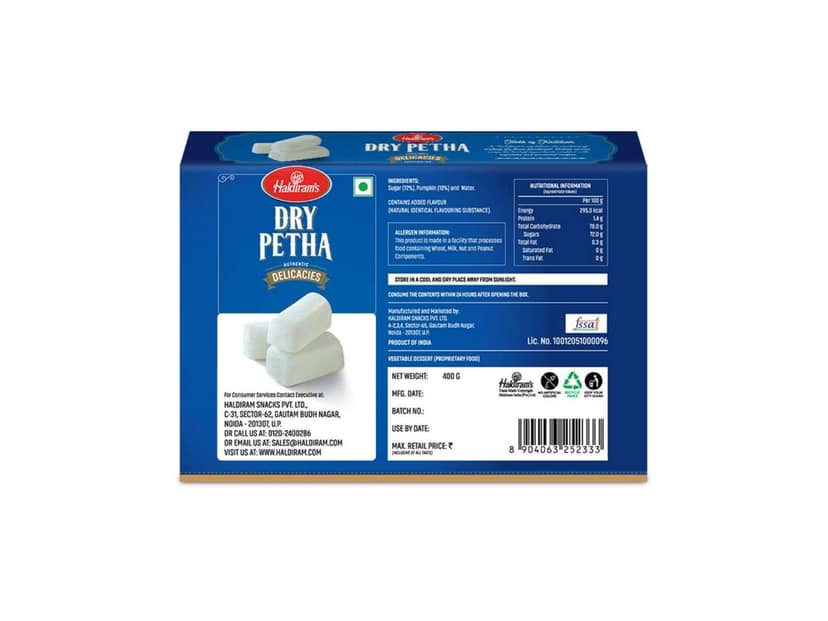 Haldiram's Dry Petha - 400 Gm view 2