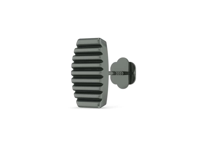 Oblong Stripes Ear Stud For Men (1 Pc Only)