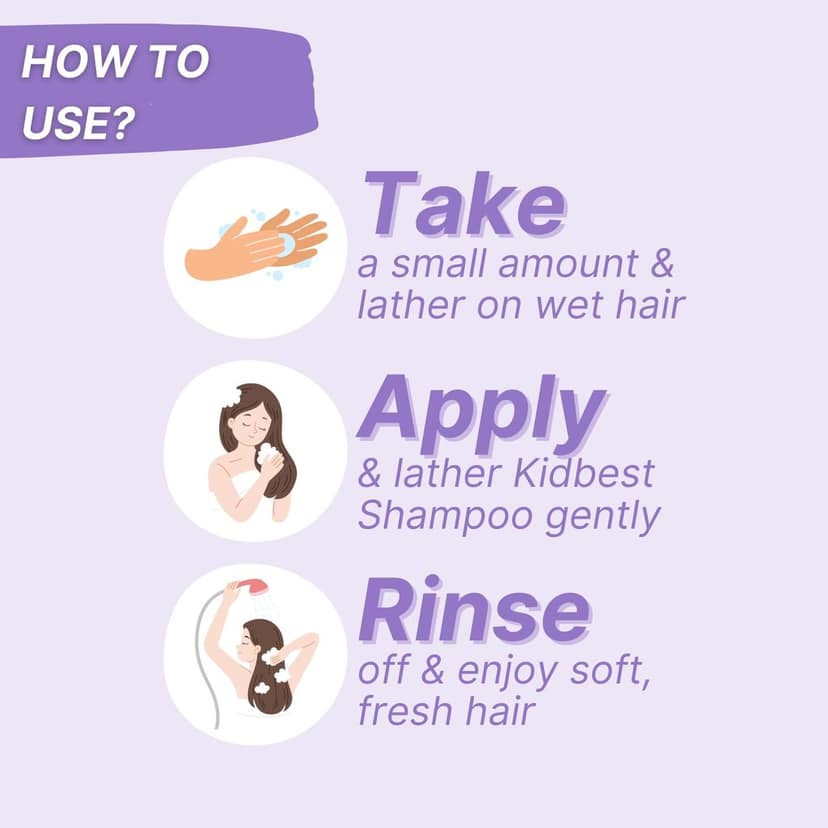 HealthBest Hair Shampoo for Kids | Extra Nourishing | Dry & Damaged to normal Hair | Tear, Paraben, SLS free - 500ml view 7