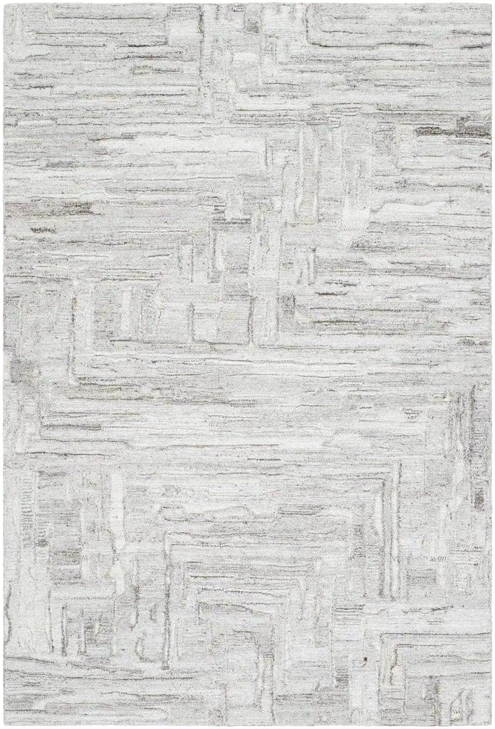 Hand Tufted Calgary White and Ivory Wool Rug view 2