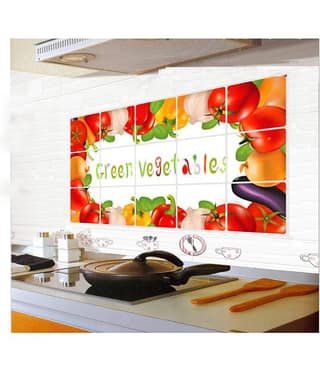 Jaamso Royals Removable Kitchen Oil Proof Decal Sticker Nature Sticker ( 75 x 45 cms )