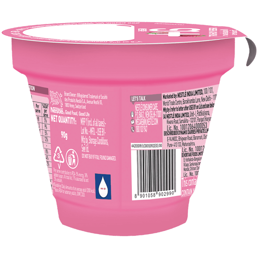 Nestle A+ Grekyo Greek Yoghurt, Strawberry, 90 G Cup view 2