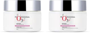 O3+ Radiant Day Cream SPF 30 | For Glowing, Even Skin Tone | Moisturises & Protects All Skin Types 50g O3+ Radiant Day Cream SPF 30 | For Glowing, Even Skin Tone | Moisturises & Protects All Skin Types 50g - Off-White / 50 g (Pack of 2)